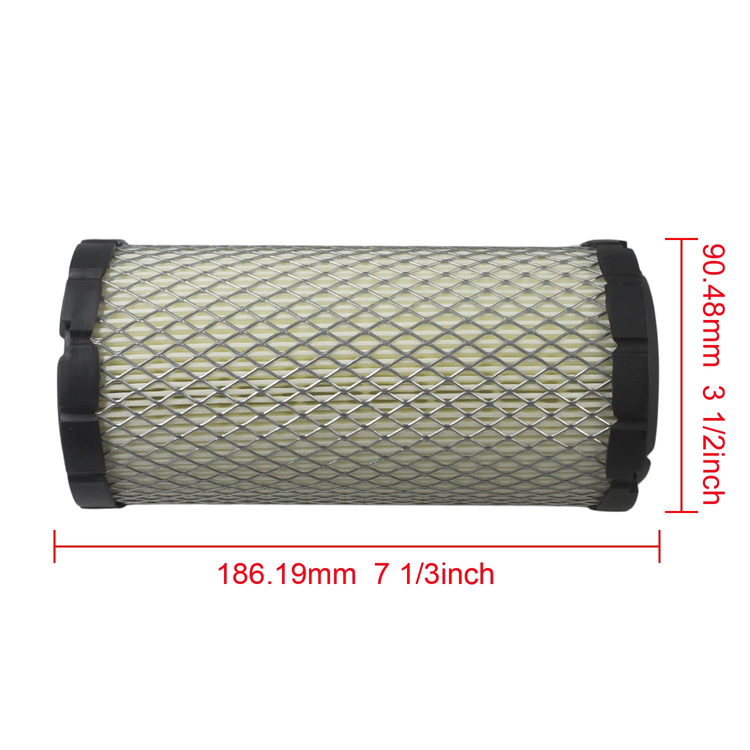 Lot de 2 filtres à air T2350-11641 T235011641 ET235011641 compatibles avec tracteurs Kioti CK20 CK20H CK20HST UTV MEC2200GW Compatible avec mini pelleteuses Bobcat 319 320 321 323 323 322 4