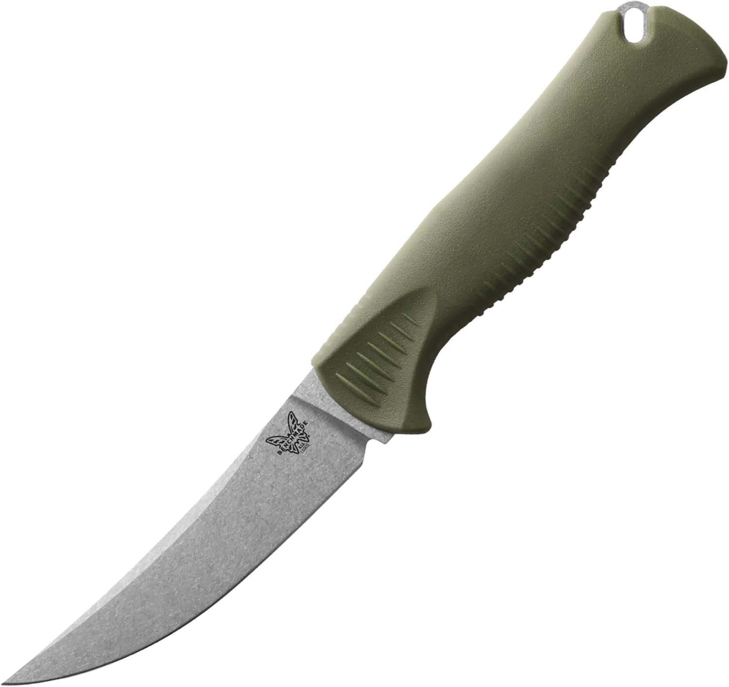 Benchmade - Meatcrafter 15500 4" Hunting and Cutlery Knife with Dark Olive Santoprene Handle (15505)