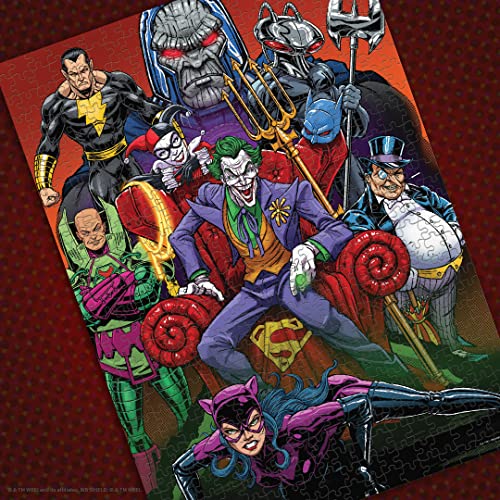 Usaopoly PZ010-847-002300-06 Dc Villains Forever Evil 1000 Piece Jigsaw Puzzle | Celebrating Wb 100 | Officially Licensed Dc Comics Universe Merchandise thumb #4
