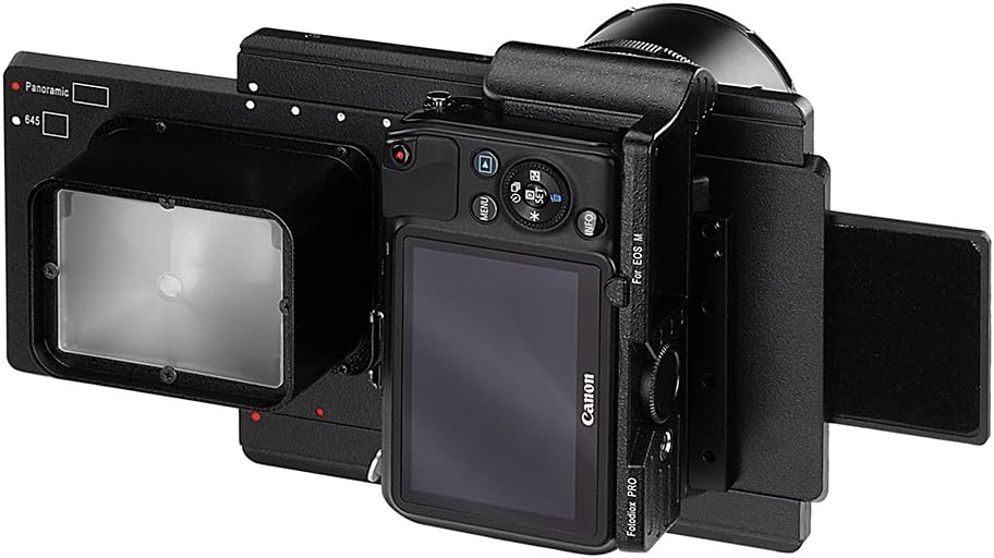 Vizelex RhinoCam for Canon EOS M Mount MILC Cameras (EF-M, Such as EOS M, EOS M2) with Mamiya 645 (M645) Lens Adapter - for Shift Stitching 645 Size and Panoramic Images