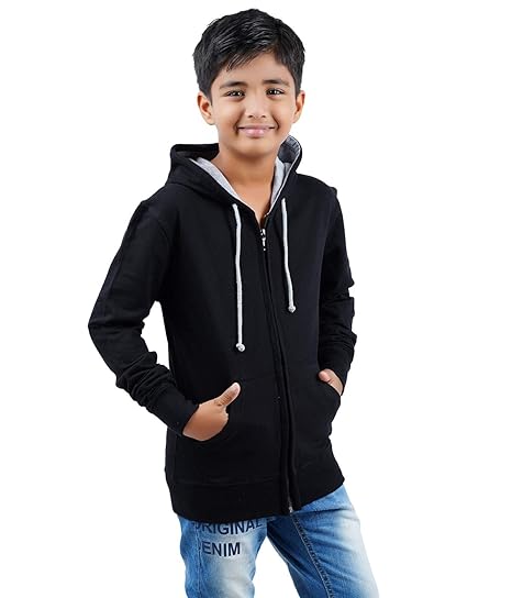 Hooded Solid Boys Sweatshirt(BSW00)