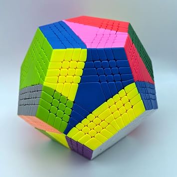 Willking Petaminx 9 Stickerless Cube 12 Sides Megaminx Cube Puzzle 9x9 Speed Cube