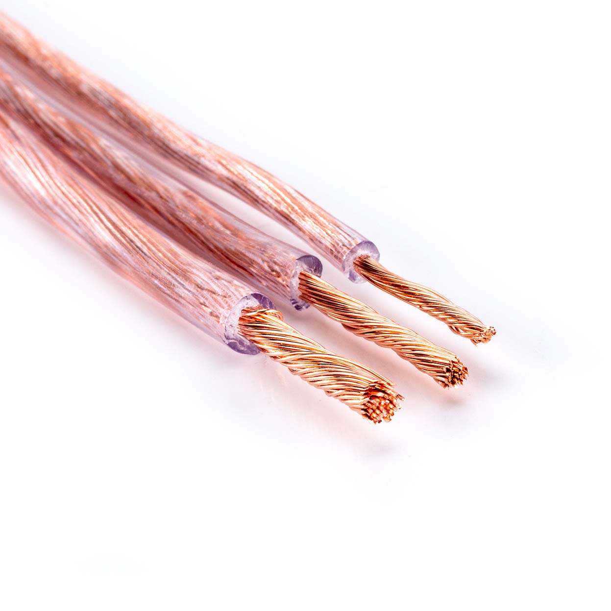 inakustik Cavo per altoparlante, 10 m, trasparente, 2 x 1,5 mm², con 8 manicotti terminali, corda S/Z amichevole, codificata, universale, articolo 003021010A, Made in Germany