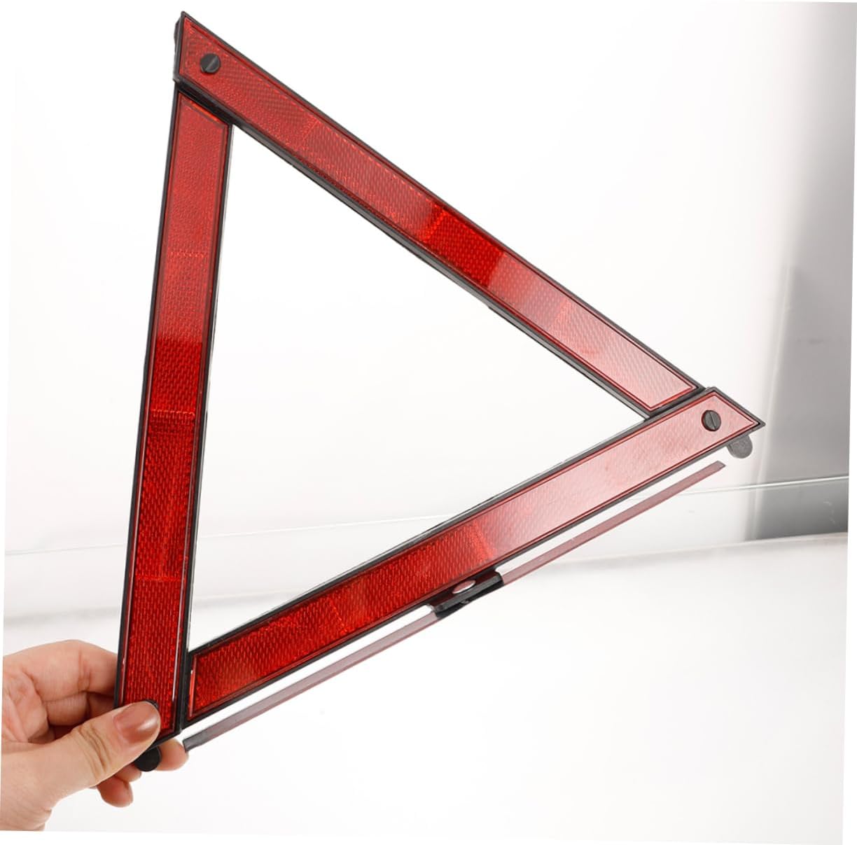 Alipis 4pcs Emergency Triangle Reflector Safety Reflective Road Triangles for Vehicles Roadside Alert