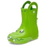 Unisex-Child Handle It Rain Boots &lpar;Toddler&rpar; Crocs Green 10 Toddler Medium