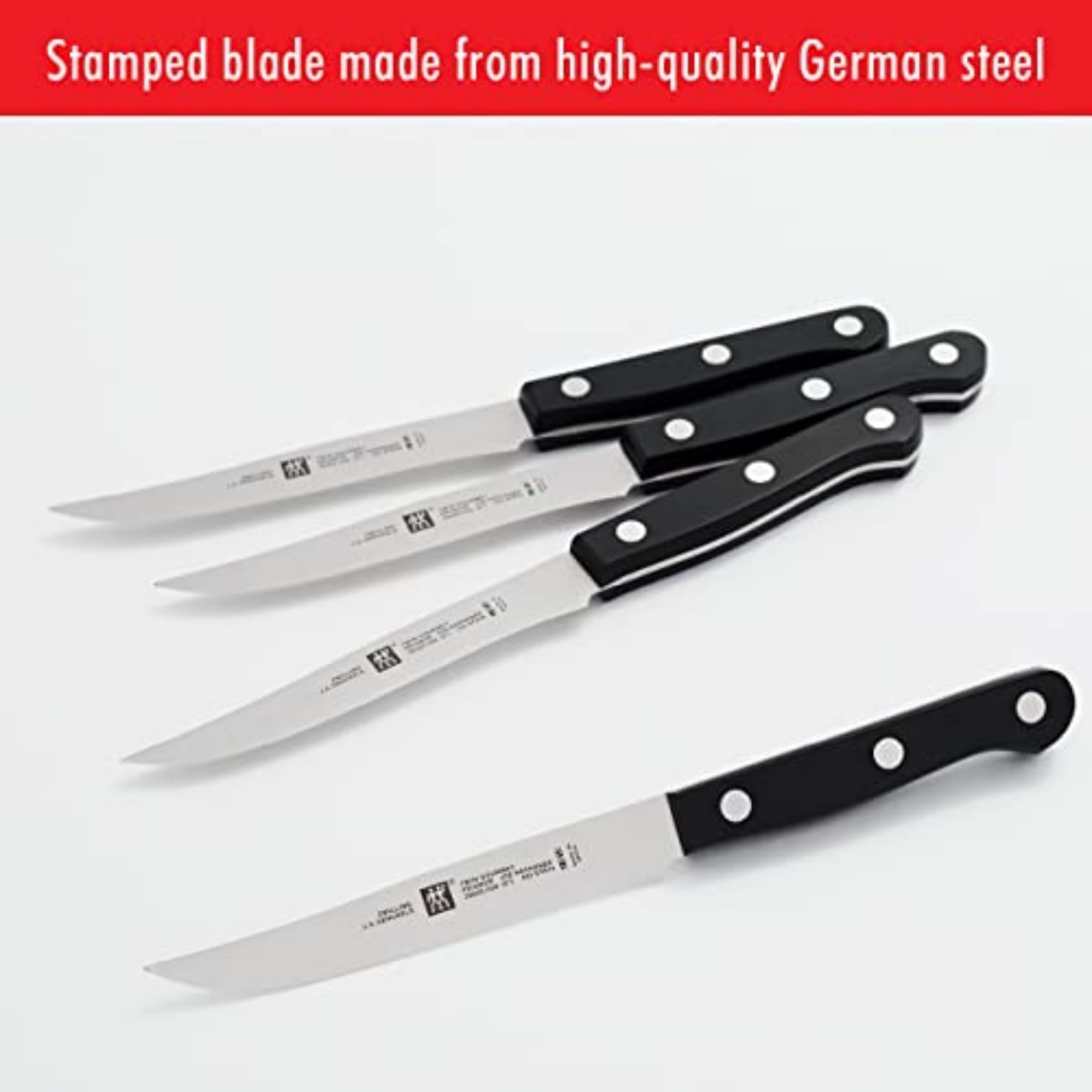 J.A. Henckels Zwillingステーキナイフセット 4本 ブラック Amazon.co.jp: Zwilling J.A. Henckels Zwilling ステーキナイフセット
