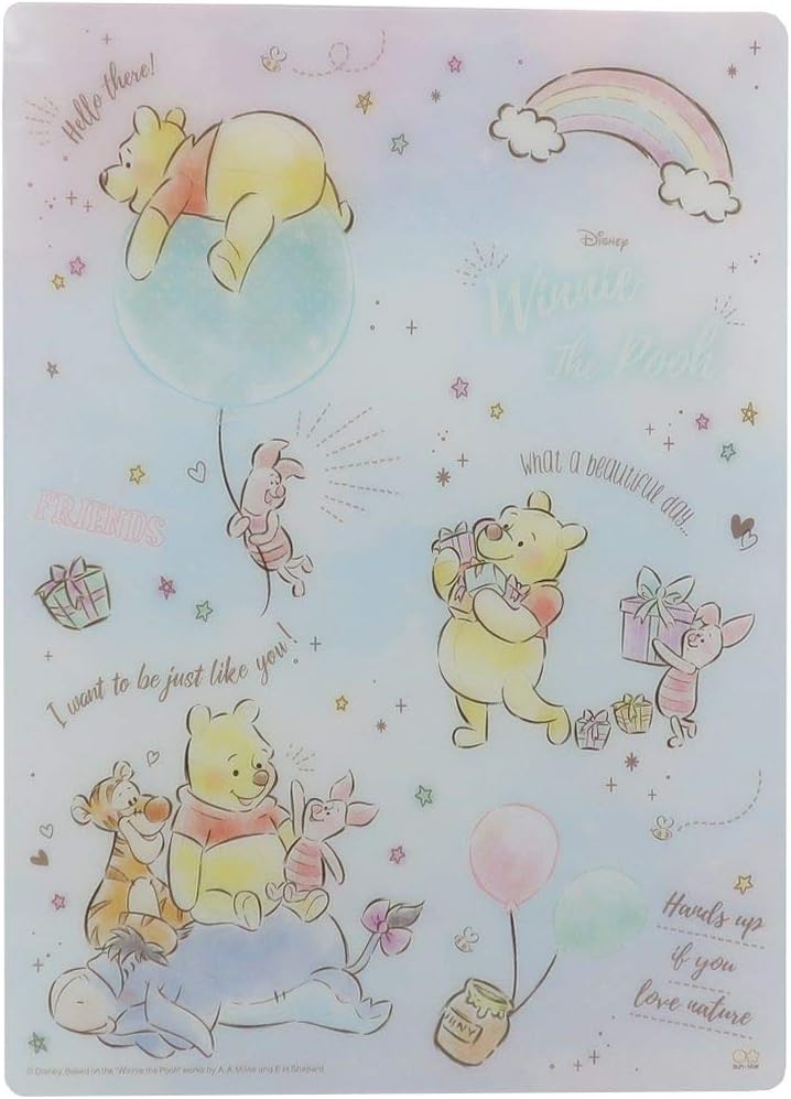 くまのプーさん 下敷き デスクパッド ディズニー 新入学 New Arrival