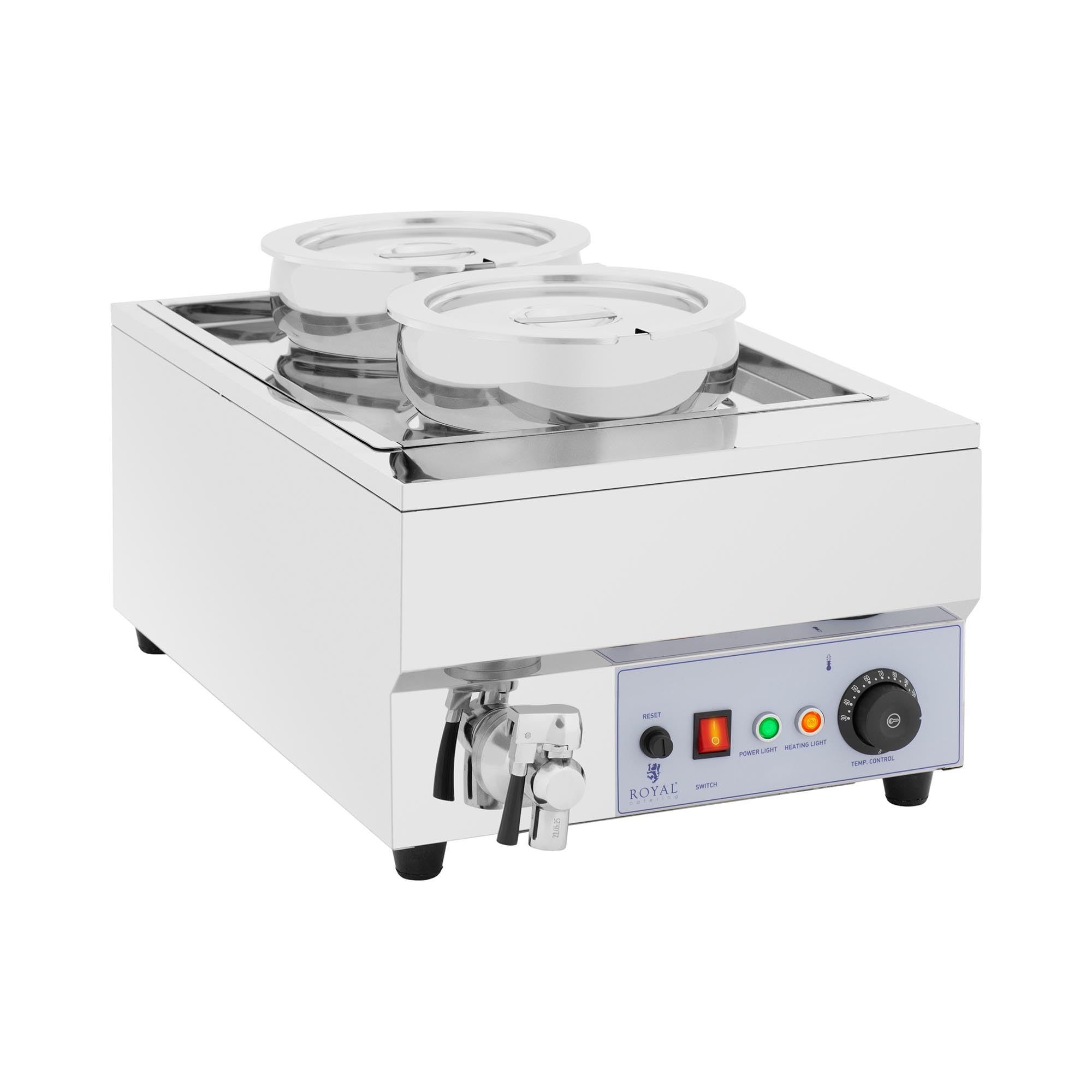 Bain-marie Royal Catering résolvant le problème des soupes qui brûlent au fond