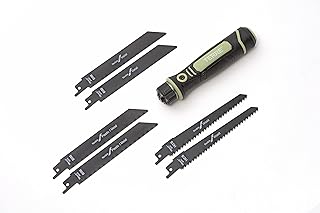 Sponsored Ad - Terre Products, Adjustable Blade Hand Saw Tool, Jab Saw, Drywall Saw, Reciprocating Blades, 2 Wood (6 TPI),...