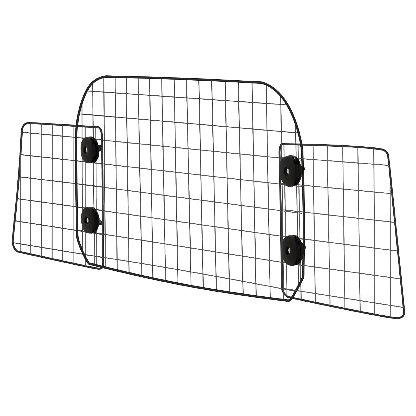 VEVOR Barrière de Voiture pour Chien Réglable 90-153,9 cm, Grille Pare-Chien en Treillis Métallique Robuste pour Siège Arrière, Universel pour Animaux de Compagnie, SUV, Berline, Camions et Véhicules