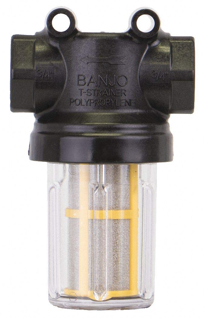 Banjo 80 Mesh Mini TLine Strainer, 297 Microns, 3/4" Pipe Size Amazon