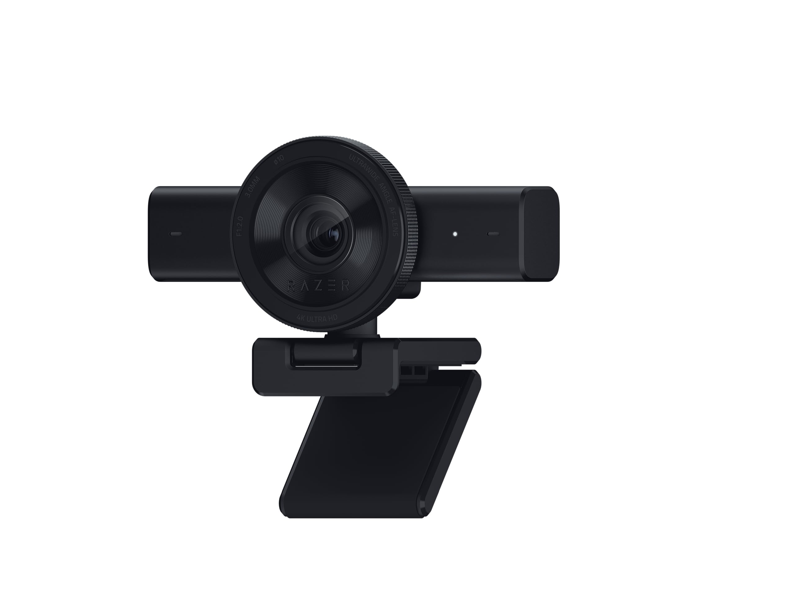 Razer Kiyo V2 – Webcam 4K 30FPS avec Cadrage Automatique alimenté par l'IA - 1080p 60FPS, Cache intégré, HDR, Objectif Ultra Grand Angle, Compatible avec MS Teams, Zoom, Google Meet | Noir