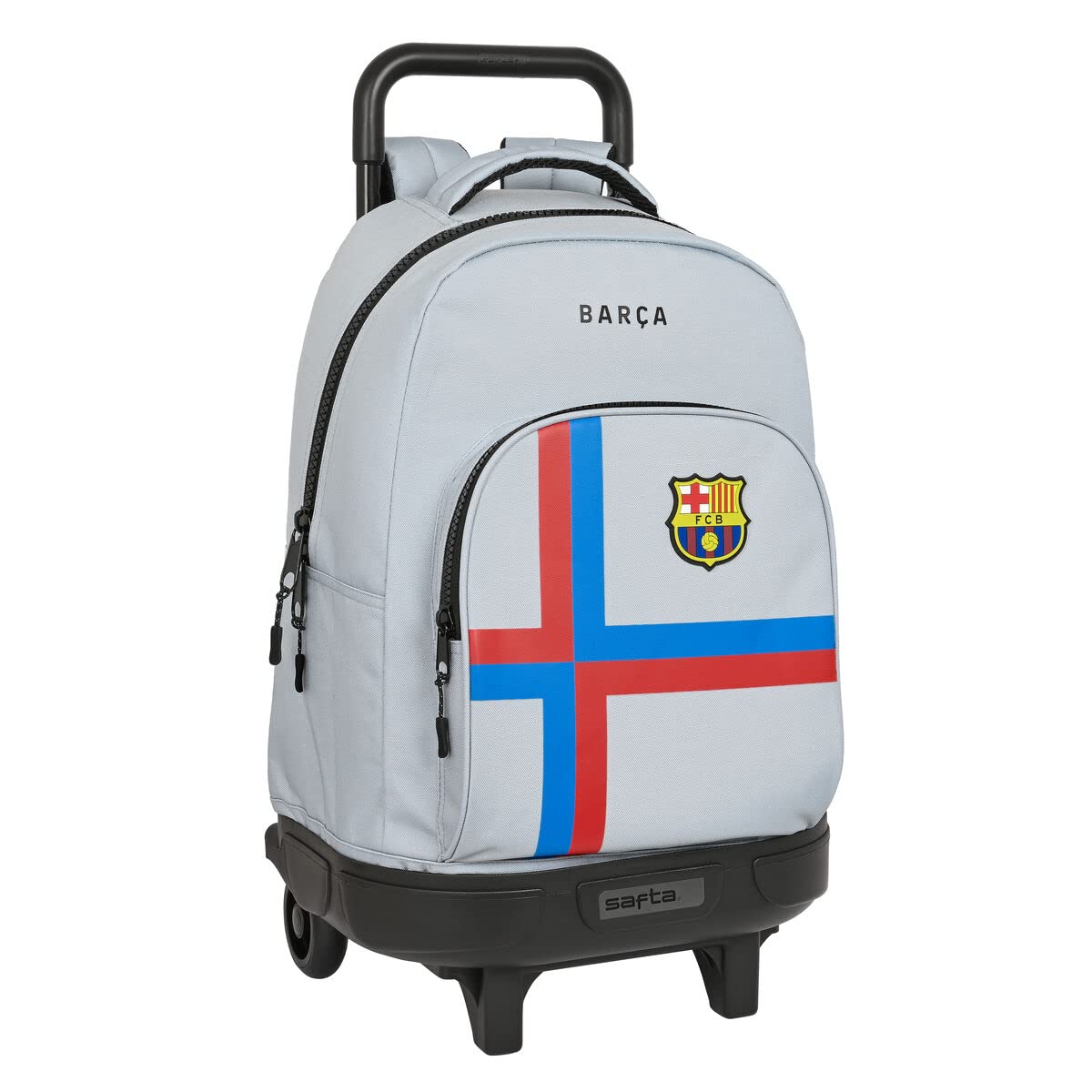 Safta Articulo, Mochila Gde. C/Ruedas Compact Ext.Simple F.C.Barcelona 3ª Equip. 22/23 Unisex niños, Multicolor, M