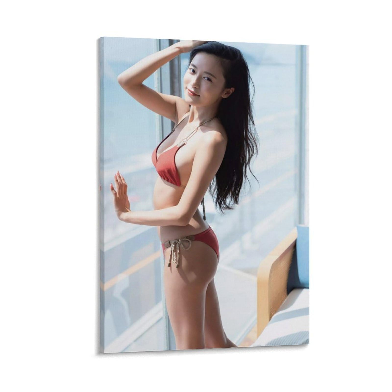小島瑠璃子　アイコラ Amazon.co.jp: 小島瑠璃子下着写真セクシー清純水着ポスター ウォールアート 部屋飾り キャンバス 絵画 ベッドルーム ポスター リビング  壁の絵20x30inch(50x75cm)