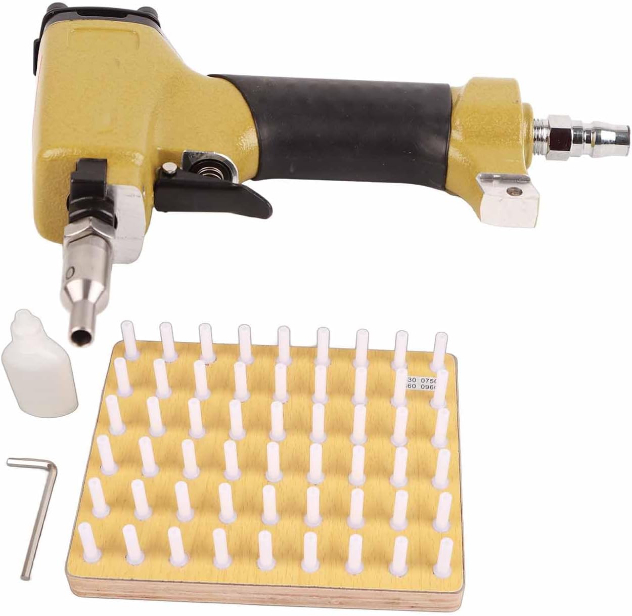 Garosa Pneumatic Decorative Nailer Air Thumbtack Tool Furniture Tack Nail Gun Pneumatic Concrete Nail Gun for Upholstery Carpentry Woodworking Projects (0630)
