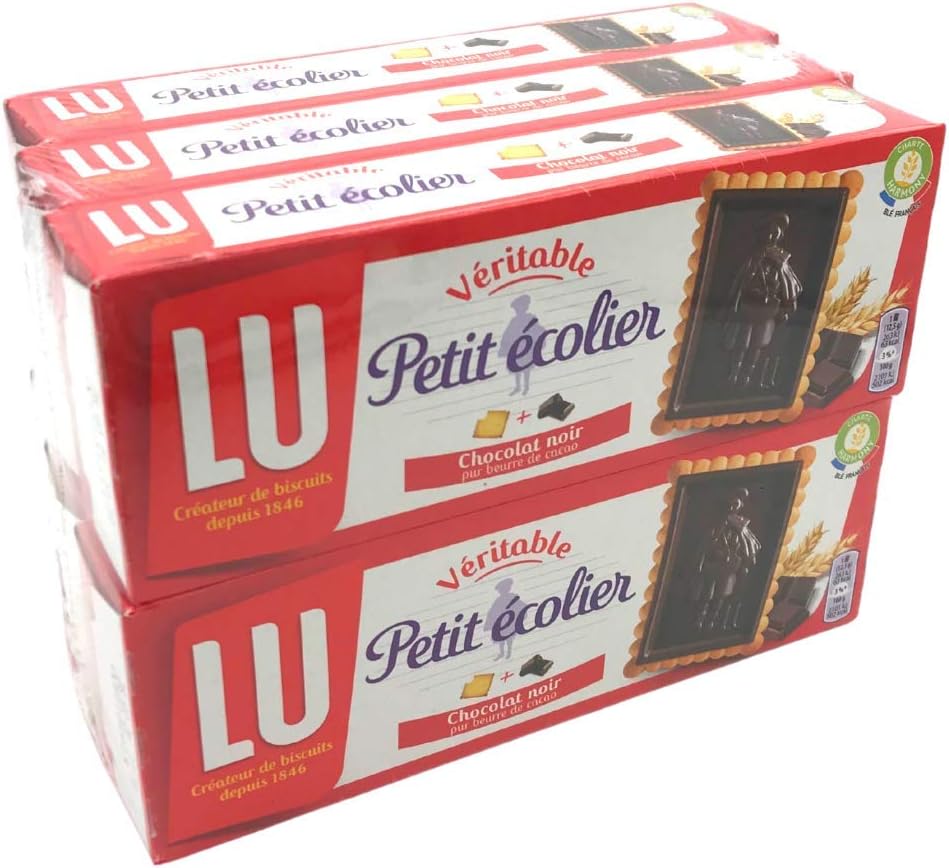Lu Petit Ecolier Dark Chocolate Biscuits 150g x 6