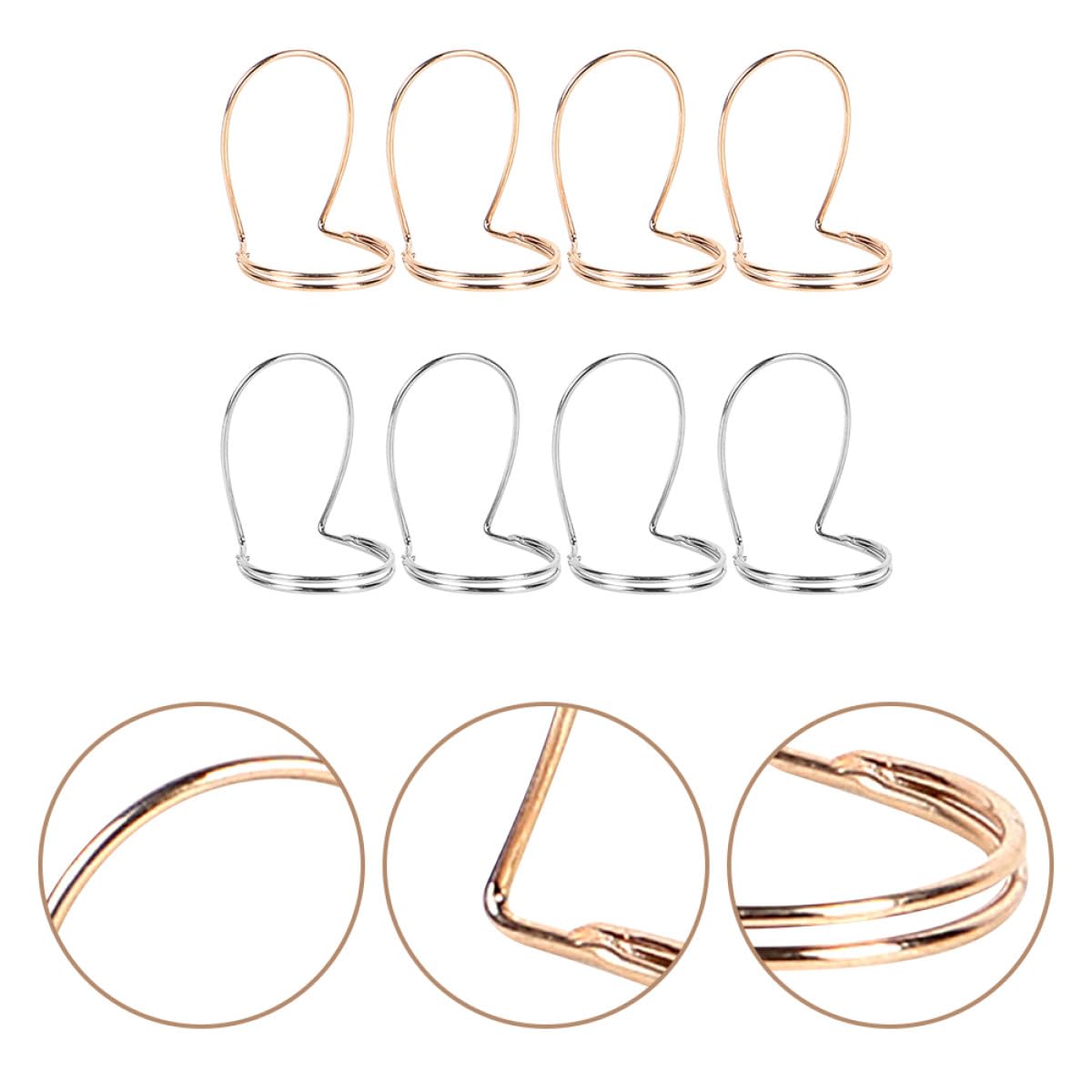 TOYANDONA 8 pièces Médiators Métalliques pour Doigts de Guitare et Basse Ergonomiques et Durables Protection Confortable pour Pouce et Index Accessoires pour Banjo et Instruments à Cordes