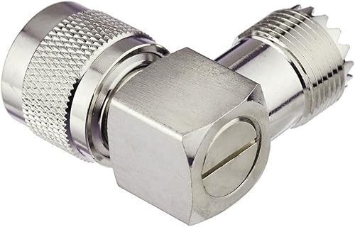 Miniatura 7 de BINGFU Adaptador de radiofrecuencia macho a hembra, paquete de 2, 50 ohmios