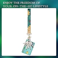 Vista 131 de Ecovision - Llavero con correa para llaves, llaveros de pulsera con 2 argollas para llaves para mujer