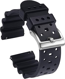 Silicone Watch Bands Quick Release Rubber Watch Straps for Men Women Premium Quality Waterproof - 20mm, 22mm,24mm Rubber Straps