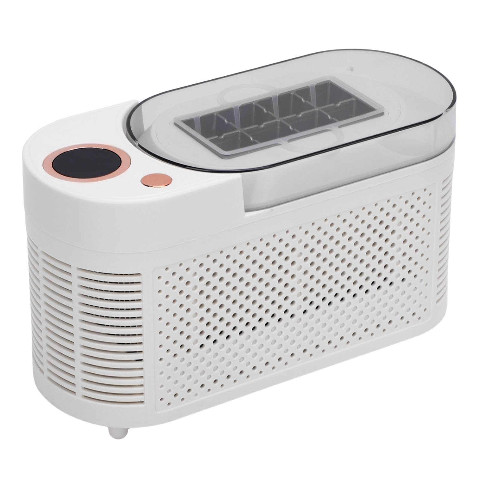 Luocute Fabricante de Hielo Portátil, 120W Cubo de Hielo Rápido que Hace un Automóvil en Casa Mini Fabricante de Cubos de Hielo, Adecuado para Campamento de Cocina RV (Enchufe de la UE)