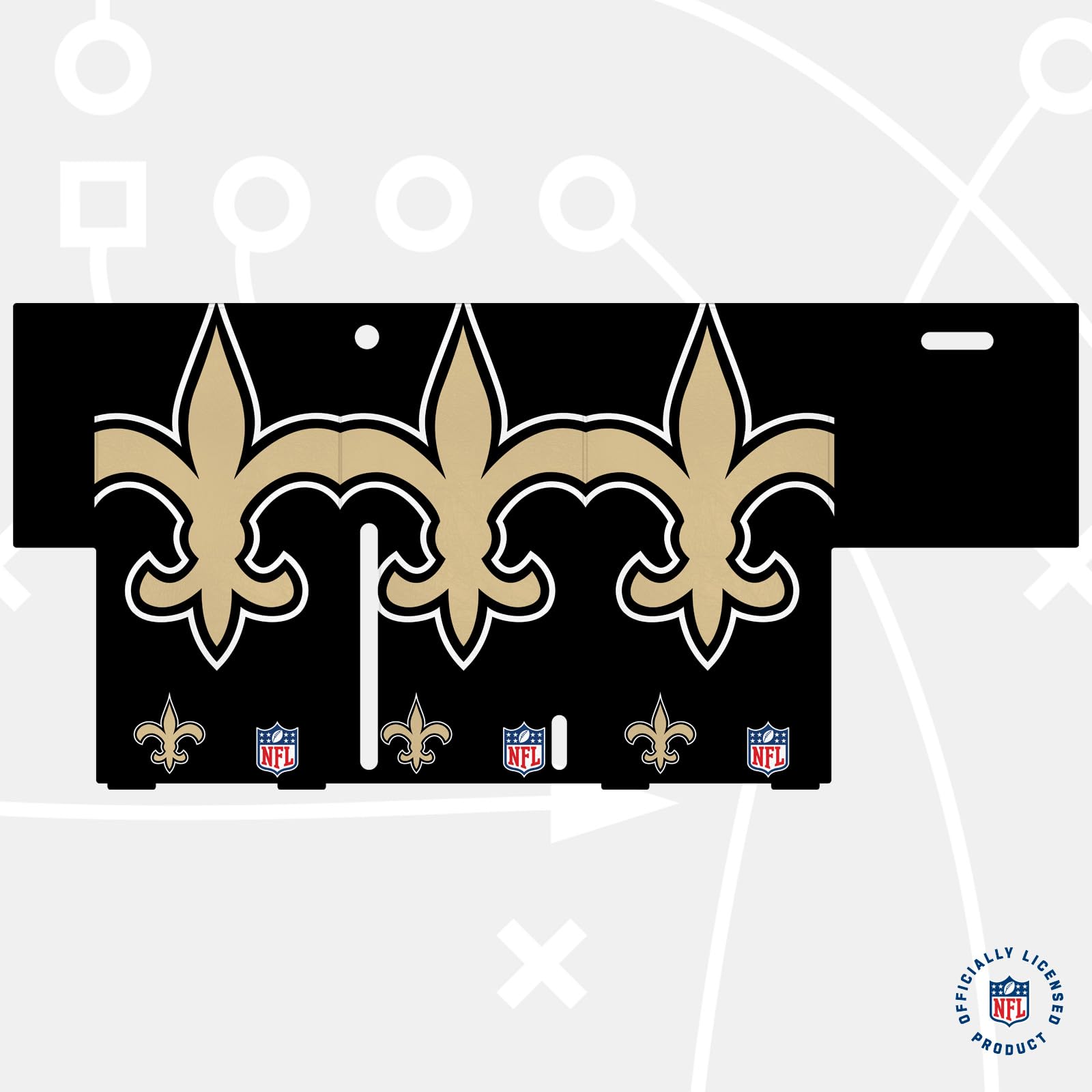 Head Case Designs Offizielle NFL Zu gross New Orleans Saints Spielekonsolen Wickeln Und Gamecontroller-Häute Im Paket kompatibel mit Xbox Series X
