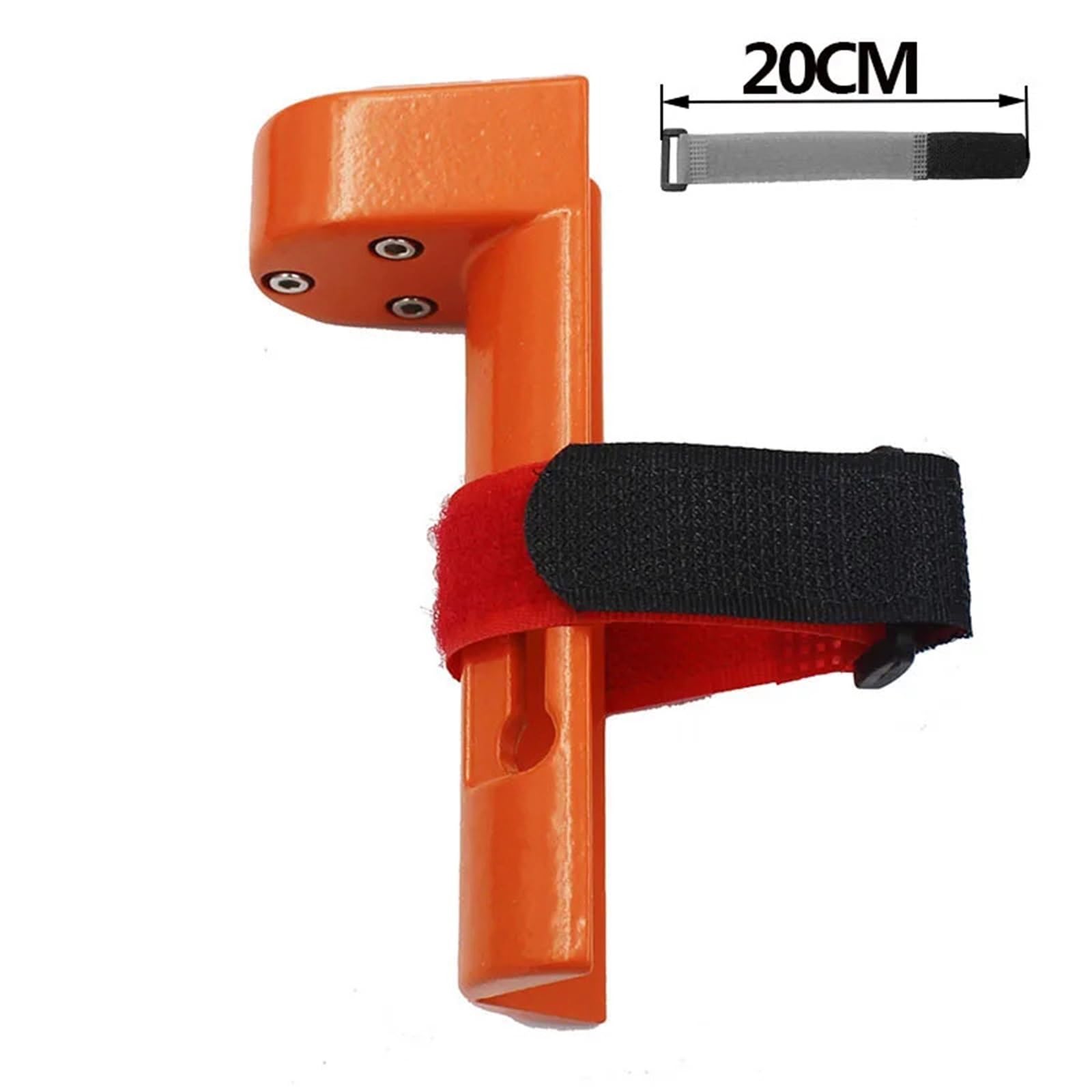 1 sztuk kąt prosty poziomica klamra pasa montażowego przenośny niwelator optyczny dla pręta centrującego słup z włókna węglowego | 1 szt. Right-angle Spirit Level Bubble Assembly Strap Buckle Optical Leveler Portable for Centering Ro(Orange-20CM)