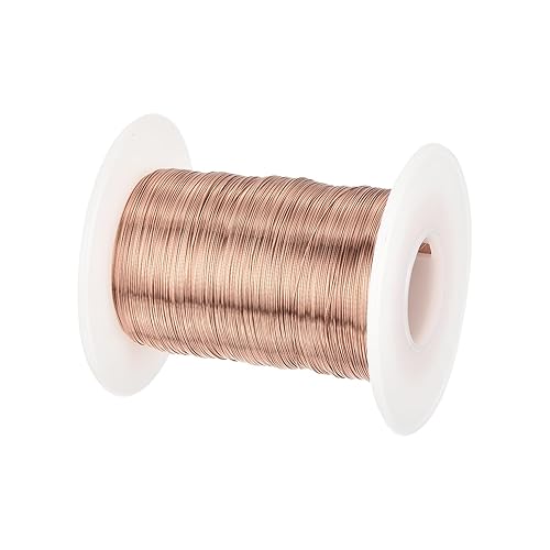 Miniatura 114 de MECCANIXITY - Alambre magnético de 36 AWG 0.12mm, 36 calibre 1631 pies (497m) de alambre de cobre esmaltado para bobinado magnético, bobina de 50g