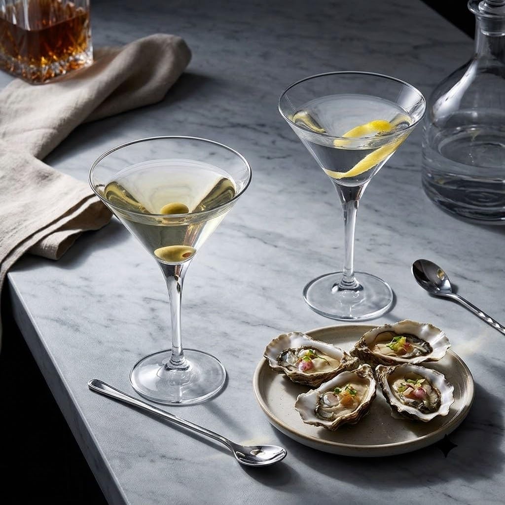 Pasabahce V-Line Cocktail Martini Glass Set, 250 ml, Set of 6, Clear, Tempered Glass 3