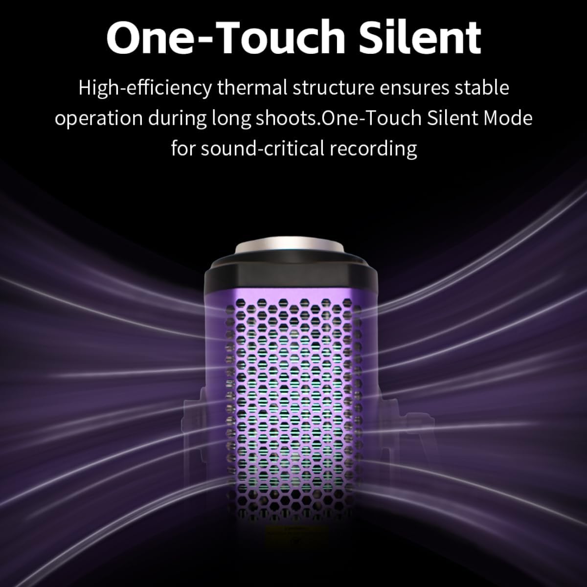 LED Video Light APP Control,350W Bi Color COB Silent Photography Continuous Output Lighting with 4 Types Precise Dimming,12500 Lux/1m 5600K,CRI 96+,10 Effects,Bowens Mount Lights 350B
