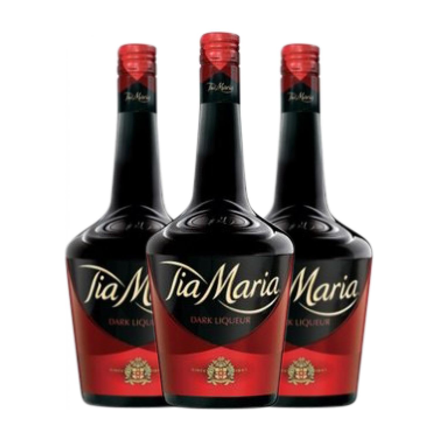 Licores Tía María Licor de Café 70 cl (Caja de 3 Botellas de 70 cl)