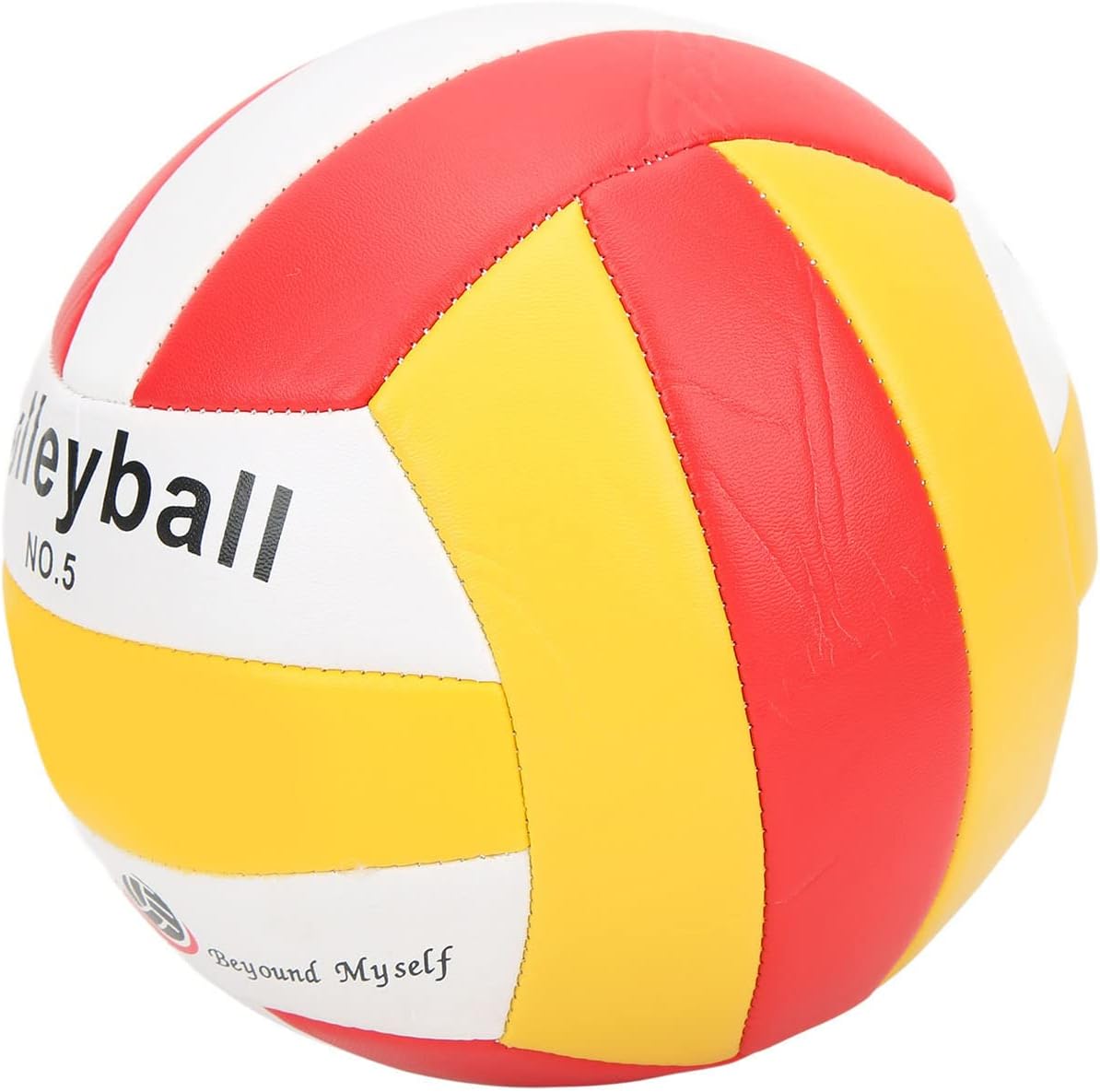 VINGVO Volleyball, Soft Leather Official Size 5 for Indoor Outdoor Training Competition, with High Elasticity Air Bag & Wearproof PU Cover