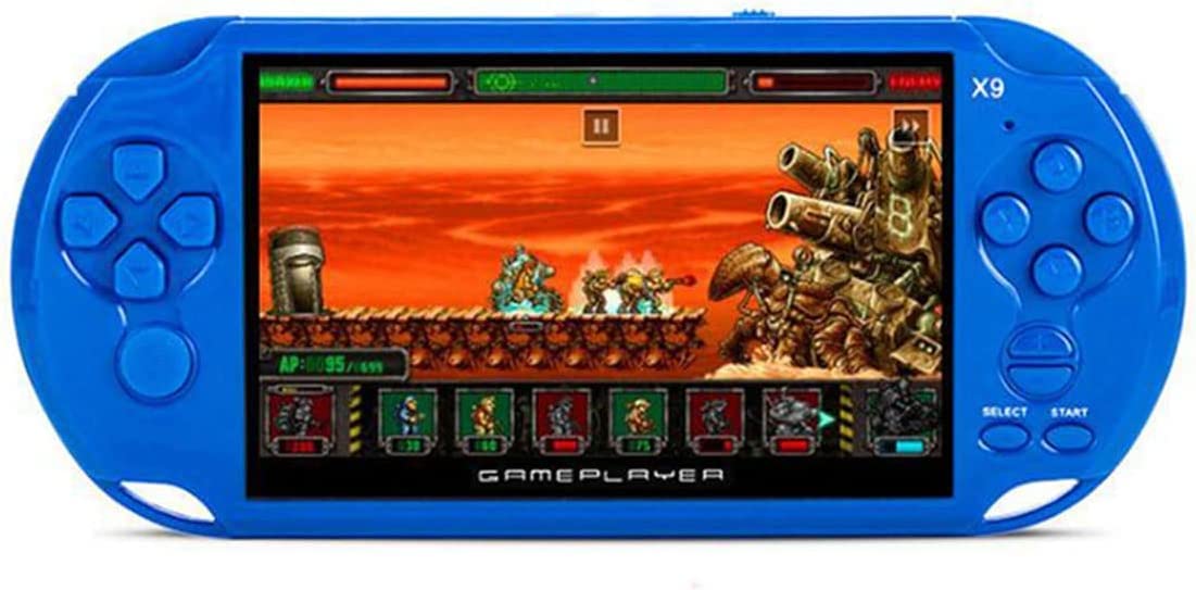 CHROX Console di Gioco retrò Portatile Multifunzione da 5,1 Pollici Console 9600 Supporto Giochi Arcade/CPS/FC/SFC/Gba/Gbc/GB/Sega Emulator Giochi, Regalo di Natale per Bambini