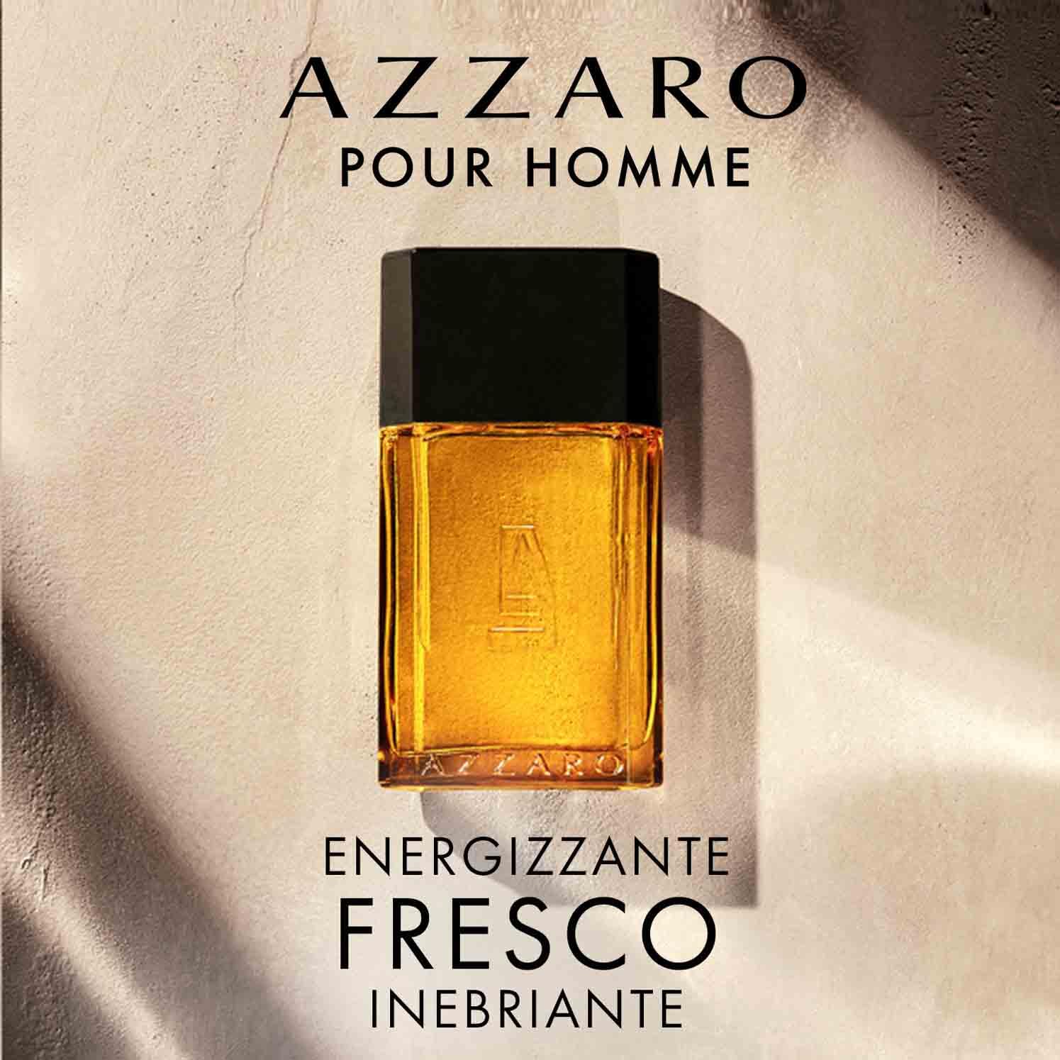 Azzaro Pour Homme Eau de Toilette Uomo, Profumo Uomo Intenso ed Elegante, Fragranza Fougère Aromatica, Note Legnose e Agrumate, Con Anice Stellato, Lavanda e Vetiver, A Lunga Durata