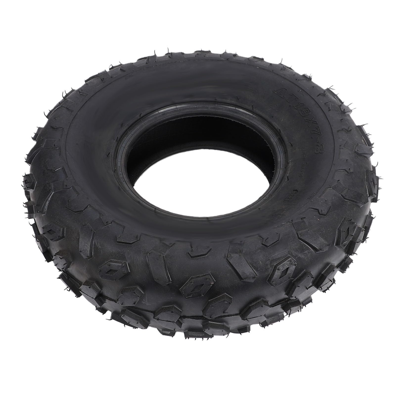 Akozon Opona do Mini-motocykla ATV 19x7 8, Odporna na Przebicie, Bezdętkowa Opona Terenowa z 4-warstwową strukturą, Przeznaczona do Jazdy w Błocie, Piasku i Skałach, Zamiennik dla