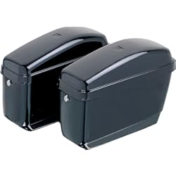 Customacces AMZ004N Alforjas Rígidas, Negro, Talla Size