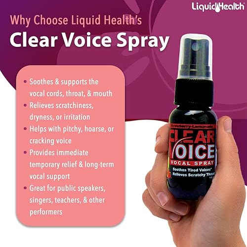 Miniatura 10 de Clear Voice Spray vocal, limonada de fresa