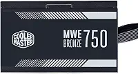 FONTE COOLER MASTER MWE 750W - 80 PLUS BRONZE V2- MPE-7501-ACAAB-BR