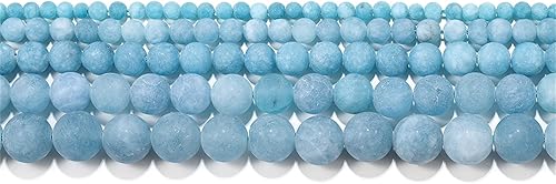 Miniatura 7 de Cuentas de piedra verde esmeralda mate natural de 0.472 pulgadas (0.472 in), cuentas redondas sueltas de jaspe para manualidades, pulseras,