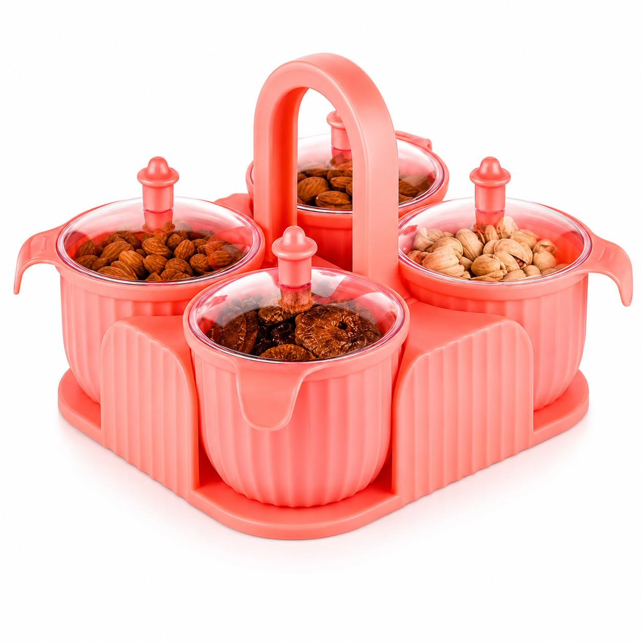 DISH//『aRange』aRange BOX Buy FROXLY Dry Fruit Box 4 Jar Set with Tray | Multipurpose Achar