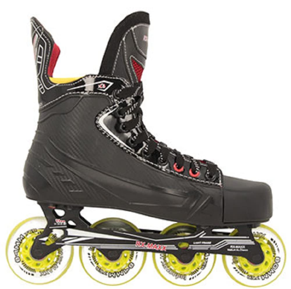 RX-MAXX X3 Hochleistungs Inline Hockey Skate Senioren - Sport auch zum Skaten für Draussen mit den Mischrollen sehr Gute Eigenschaften. Angenehme Passform
