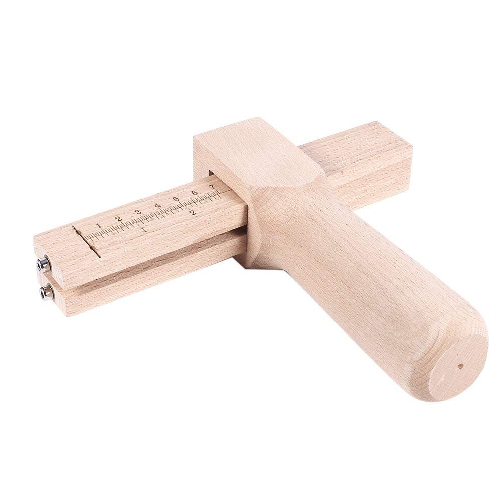 Cortador de madera cinturón de piel ajustable Hand Cutting Craft Tool Fai Da Te con 5 aspas