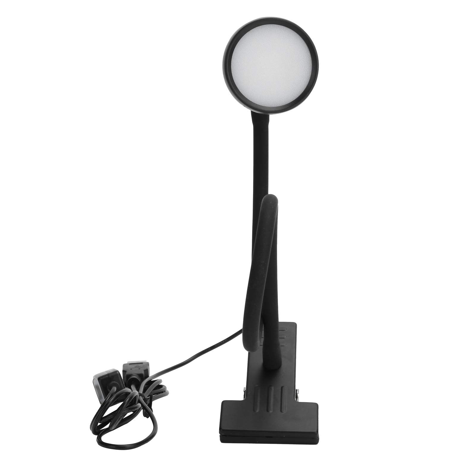 Nimmz Clip Lamp, 24LED DC5V 5W USB Reading Light, for Beauticians Artists Jewelers Reading Enthusiasts(B Black, Pisa Leaning Tower Type)-image-43