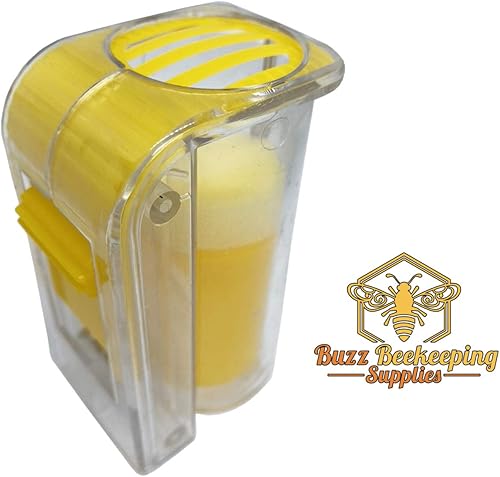 Miniatura 6 de Kit de marcado Queen – 5 rotuladores POSCA (verde, azul, amarillo, blanco y rojo) con jaula de marcado Queen con una sola mano y calcomanías de