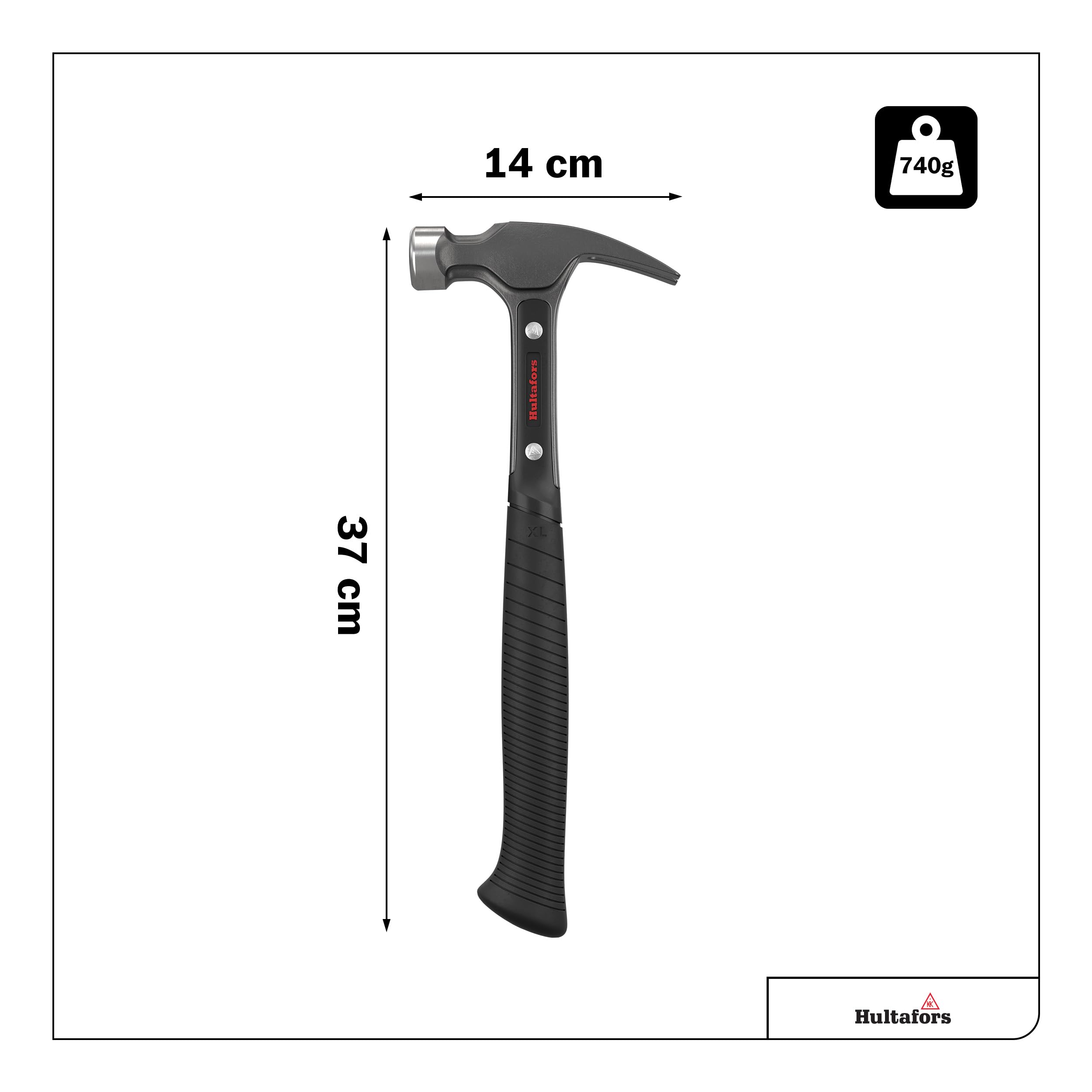 Hultafors 820220 TR 16 XL Marteau de charpentier