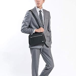 PORTER ビジネスバッグ ブラック レザー　アベニュー PORTER ポーター アベニュー ブリーフケース(L) 024-04330
