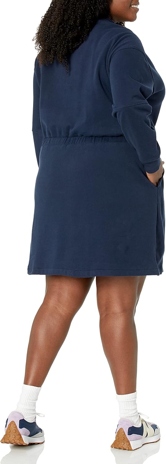 Amazon Essentials Women's Waisted Sweatshirt Dress (Available in Plus Size) - Image 6