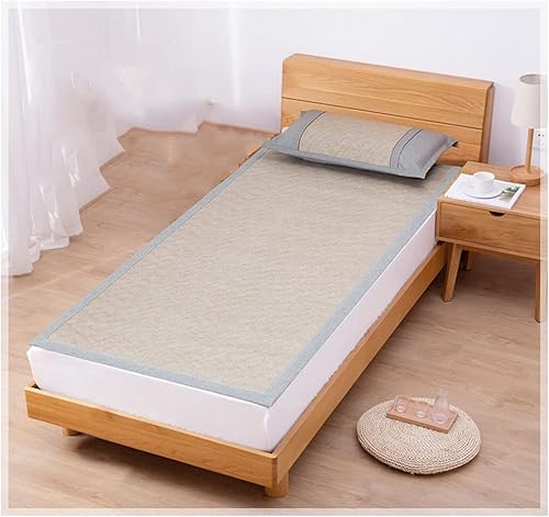 Colchoneta gruesa para dormir de verano, colchoneta suave para dormir desnuda de verano, colchón refrescante plegable, individual doble para la