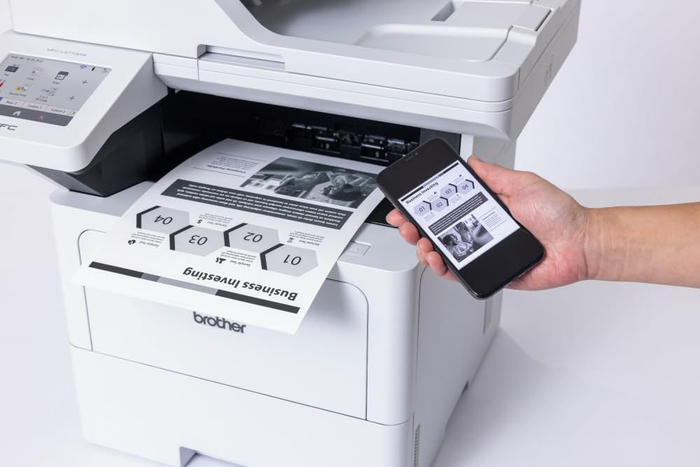 Brother MFCL6710DW Monocromatica Multifunzione Laser 50 ppm Stampa Scan Fronte Retro WiFi LAN USB