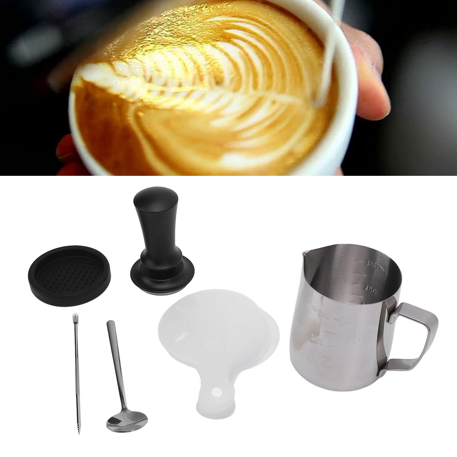 Set di Tamper per Caffè in Acciaio Inox per Ufficio Domestico,